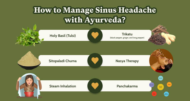 how to manage sinus headache with ayurveda